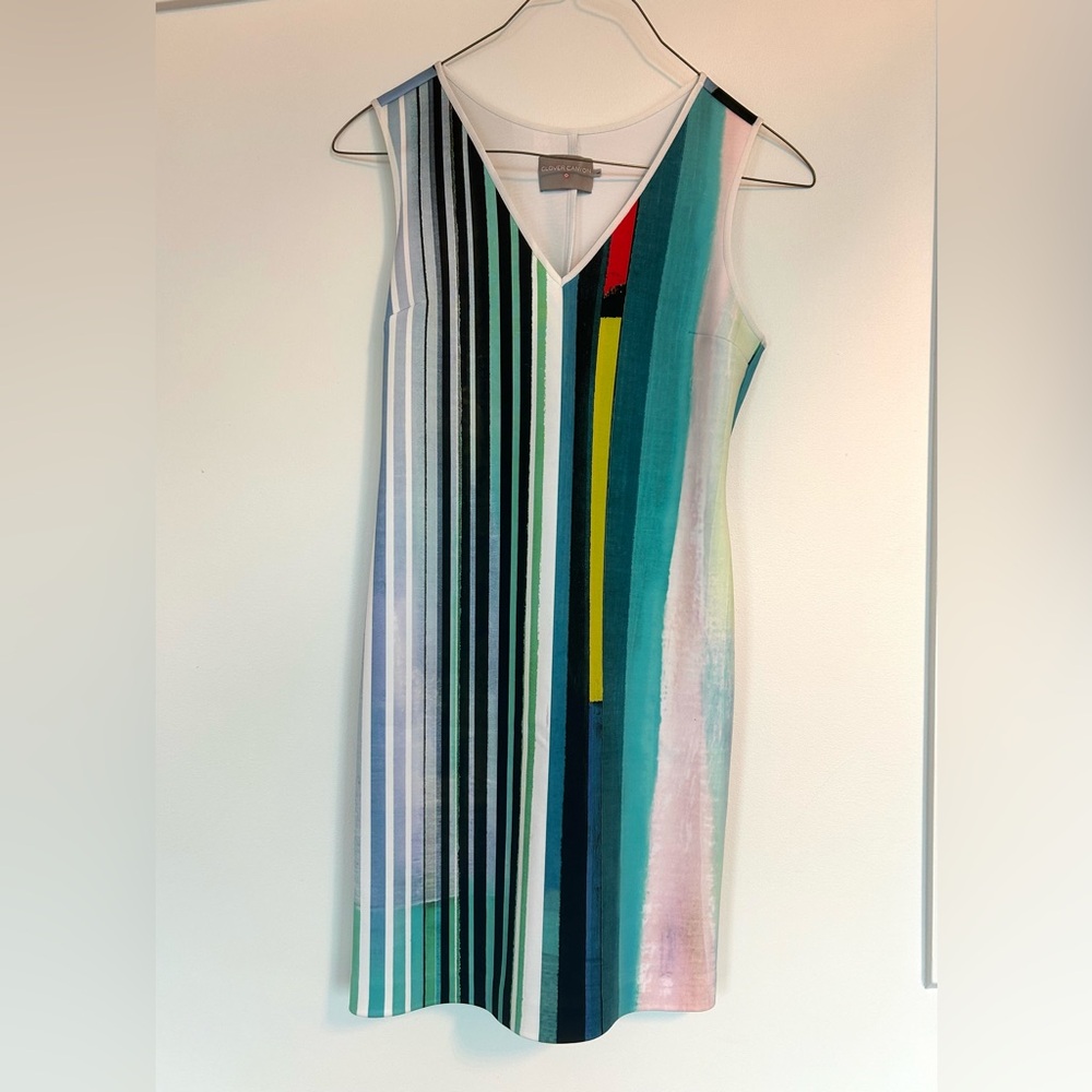 NEW Multicolor Striped Bodycon Dress